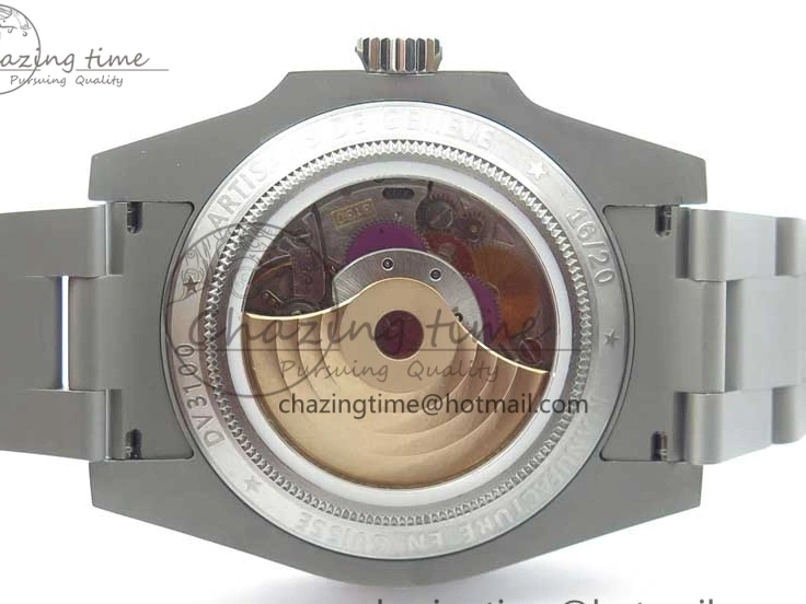 The Carbon Best SA3130 on Rough Matt Blue SS Bracelet Sandblast SS GMF Edition Dial 0502